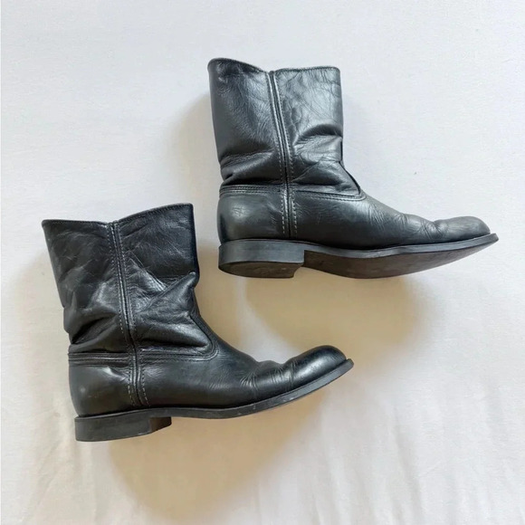 Women’s Vintage Neolite Black Leather Boots size 5 - Picture 2 of 7
